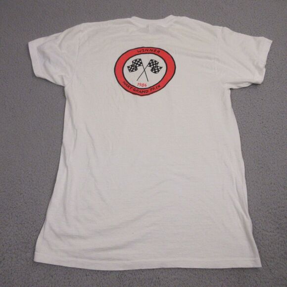 Vintage 80s 1986 Hart Grand Prix Winner T-Shirt size XL Hanes Formula One - Picture 1 of 11